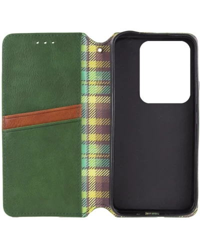 Чохол-книжка для смартфона Rubic Leather for Xiaomi Redmi Note 13 4G Green (RUBICXiNo13Green)