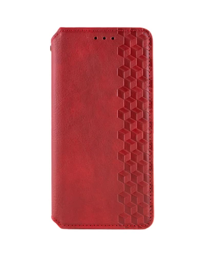 Чохол-книжка для смартфона Rubic Leather for Xiaomi Redmi 13C 4G/POCO С65 Red (RUBICXi13CRed)