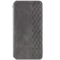 Чохол-книжка для смартфона Rubic Leather for Xiaomi Redmi Note 13 Pro 4G Grey (RUBICXiNo13PGrey)