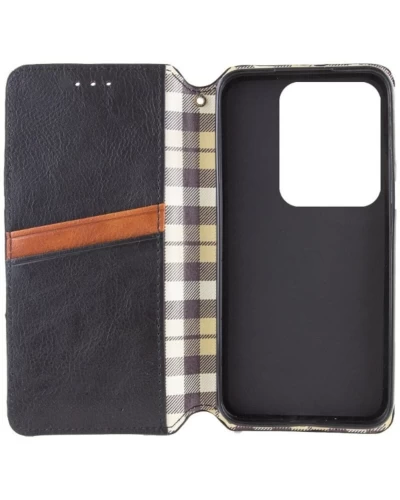Чехол-книга для смартфона Rubic Leather для Xiaomi Redmi Note 13 Pro 5G/POCO X6 5G Black (RUBICXiNo13P5GBlack)