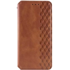 Чехол-книга для смартфона Rubic Leather for Xiaomi Redmi 13 4G Brown (RUBICXi13Brown)