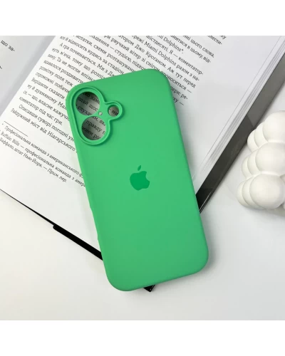 Чохол для смартфона Silicone Full Case AA Camera Protect for Apple iPhone 16 30,Spearmint (FullAAi16-30)