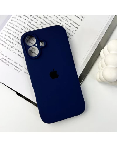 Чохол для смартфона Silicone Full Case AA Camera Protect for Apple iPhone 16 39,Navy Blue (FullAAi16-39)