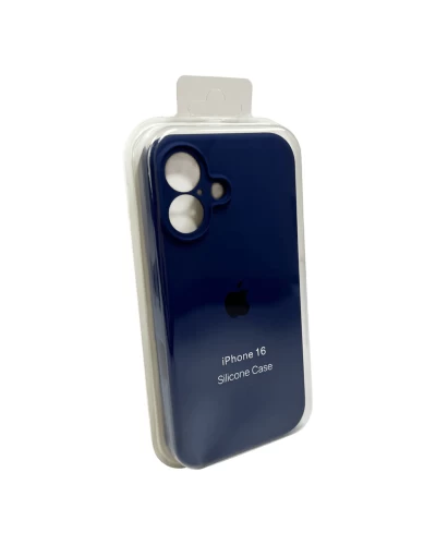 Чохол для смартфона Silicone Full Case AA Camera Protect for Apple iPhone 16 39,Navy Blue (FullAAi16-39)
