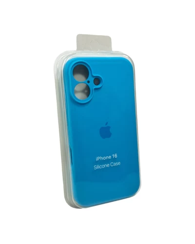 Чохол для смартфона Silicone Full Case AA Camera Protect for Apple iPhone 16 44,Light Blue (FullAAi16-44)