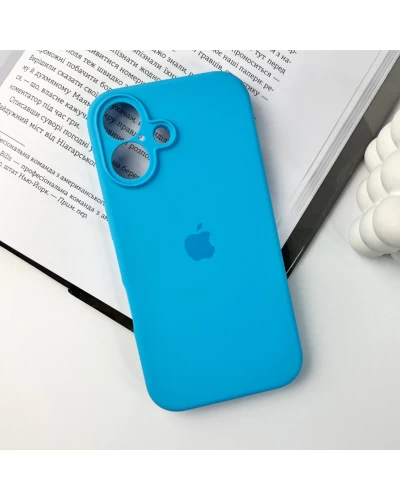Чохол для смартфона Silicone Full Case AA Camera Protect for Apple iPhone 16 44,Light Blue (FullAAi16-44)