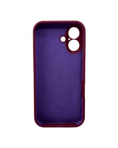 Чохол для смартфона Silicone Full Case AA Camera Protect for Apple iPhone 16 47,Plum (FullAAi16-47)