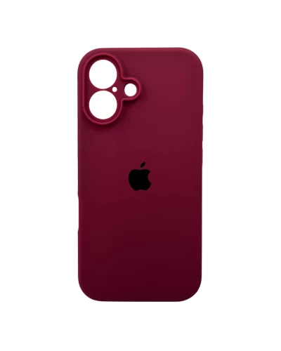 Чохол для смартфона Silicone Full Case AA Camera Protect for Apple iPhone 16 47,Plum (FullAAi16-47)