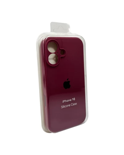 Чохол для смартфона Silicone Full Case AA Camera Protect for Apple iPhone 16 47,Plum (FullAAi16-47)