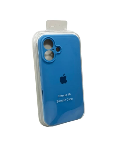 Чохол для смартфона Silicone Full Case AA Camera Protect for Apple iPhone 16 49,Cornflower (FullAAi16-49)