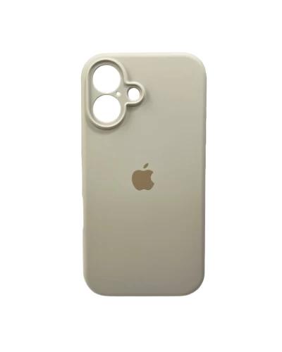 Чохол для смартфона Silicone Full Case AA Camera Protect for Apple iPhone 16 9,Antique White (FullAAi16-9)