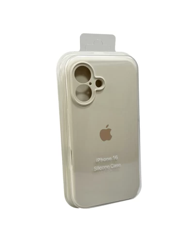 Чохол для смартфона Silicone Full Case AA Camera Protect for Apple iPhone 16 9,Antique White (FullAAi16-9)