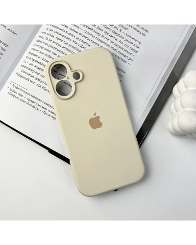 Чохол для смартфона Silicone Full Case AA Camera Protect for Apple iPhone 16 9,Antique White (FullAAi16-9)