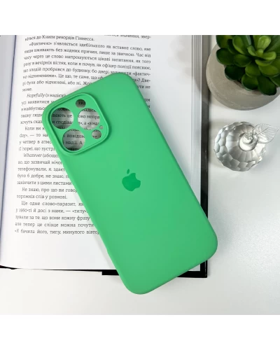 Чохол для смартфона Silicone Full Case AA Camera Protect for Apple iPhone 16 Pro 30,Spearmint (FullAAi16P-30)