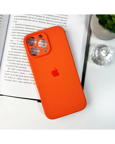 Чохол для смартфона Silicone Full Case AA Camera Protect for Apple iPhone 16 Pro 52,Orange (FullAAi16P-52)