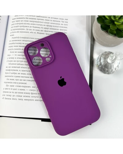 Чохол для смартфона Silicone Full Case AA Camera Protect for Apple iPhone 16 Pro Max 19,Purple (FullAAi16PM-19)