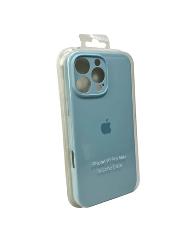Чохол для смартфона Silicone Full Case AA Camera Protect for Apple iPhone 16 Pro Max 27,Mist Blue (FullAAi16PM-27)