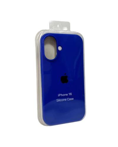 Чохол для смартфона Silicone Full Case AA Open Cam for Apple iPhone 16 45,Shiny Blue (FullOpenAAi16-45)