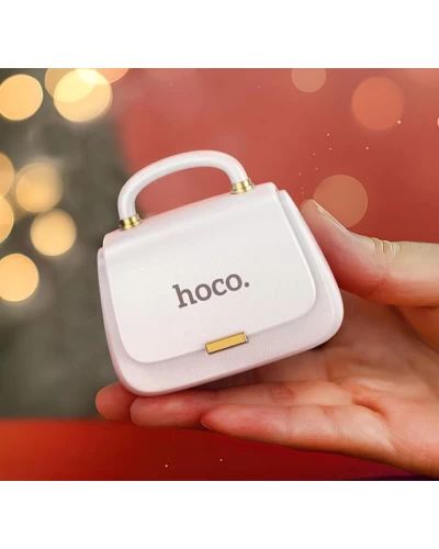 Наушники HOCO DES35 Dawn handbag BT headset White (6942007613125)