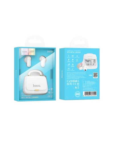 Наушники HOCO DES35 Dawn handbag BT headset White (6942007613125)