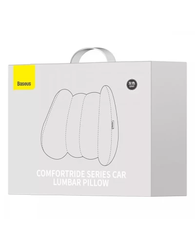 Подушка для подголовника Baseus ComfortRide Series Car Lumbar Pillow Gray (CNYZ000013)