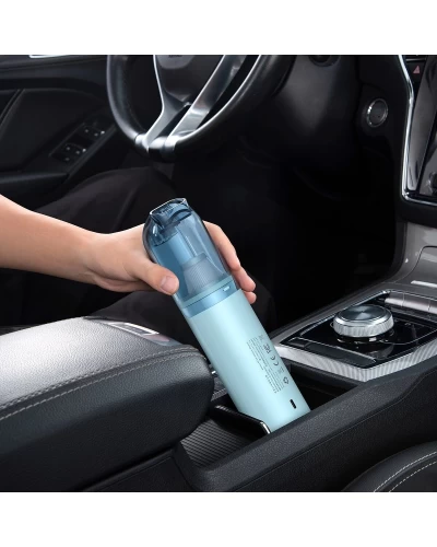 Автомобильный пылесос Baseus A1 Car Vacuum Cleaner Glacier Blue (VCAQ010003)