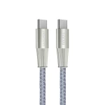 Кабель WUW-X201 Type-C to Type-C 100W 1m grey (WUW-X201TCTC)