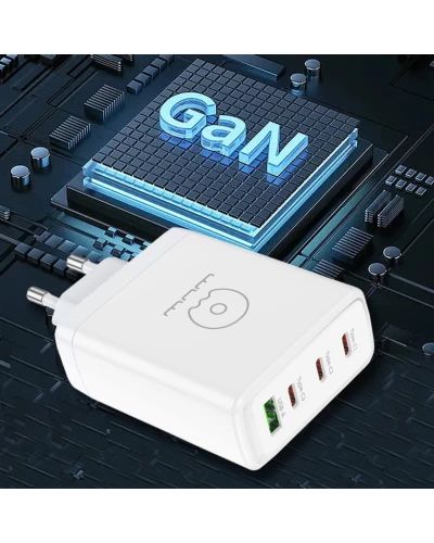 Зарядное устройство для WUW-C158 1USB 3Type-C PD100W white (WUW-C158)