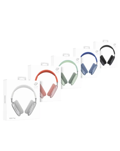 Наушники BOROFONE BO22 Plus Elegant BT headphones Green (6941991115233)