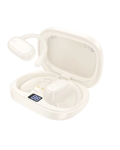 Наушники BOROFONE BW73 Lucky Open True Wireless BT headset Milky White (6941991114847)