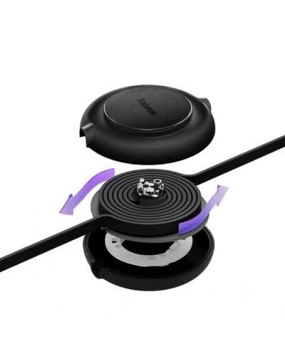 Кабель Baseus Bright Mirror 2 Series Retractable 3-in-1 Fast Charging Data Cable USB M+L+C 3.5A 1.1m Black (CAMJ010001)