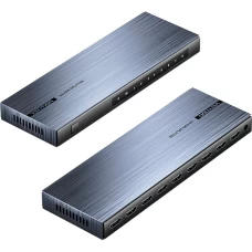 Сплиттер Vention 4K 1x8 HDMI Splitter Black Aluminum Alloy Type EU Standard (AKQB0-EU)