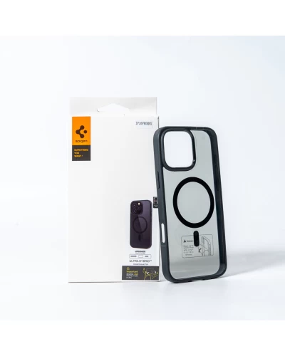 Чохол для смартфона Spigen AAA Magnetic Color for Apple iPhone 16 Pro Max All Black (SPGMGCOL16ProMaxAllBlack)