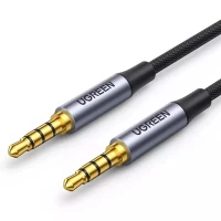Аудио кабель UGREEN 3.5mm 4-Pole M/M Audio Cable Alu Case 1m (UGR-10648)