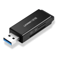 Картрідер UGREEN USB 3.0 to TF + SD Dual Card Reader (Black) (UGR-40752)