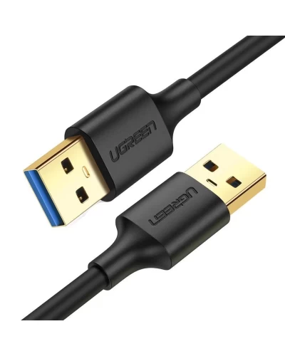 Кабель UGREEN USB-A 3.0 Male to Male Cable 1m (Black) (UGR-10370)