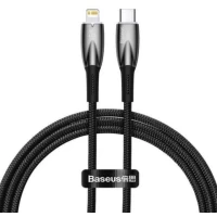 Кабель Baseus Glimmer Series Fast Charging Data Cable Type-C to iP 20W 2m Black (CADH000101)