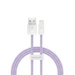 Кабель Baseus Dynamic Series Fast Charging Data Cable USB to iP 2.4A 2m Purple (CALD000505)