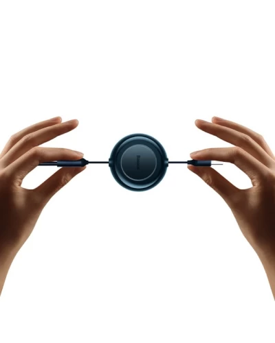 Кабель Baseus Bright Mirror 2 Series Retractable 3-in-1 Fast Charging Data Cable USB M+L+C 3.5A 1.1m Blue (CAMJ010003)