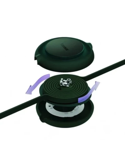 Кабель Baseus Bright Mirror 2 Series Retractable 3-in-1 Fast Charging Data Cable USB M+L+C 3.5A 1.1m Green (CAMJ010006)