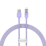 Кабель Baseus Explorer Series Fast Charging Cable with Smart Temperature Control USB to iP 2.4A 1m Purple (CATS010005)