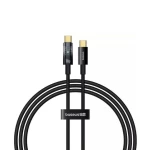 Кабель Baseus Explorer Charging Cable USB-C to USB-C 100W with Auto Shutdown 1m Cluster Black (P10319703111-00)
