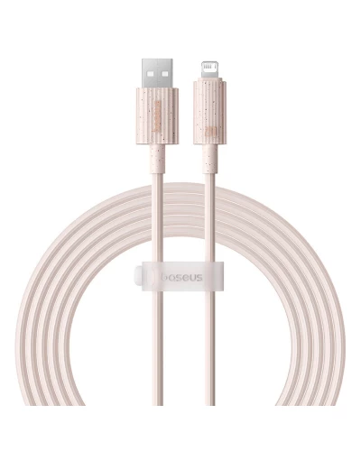 Кабель Baseus Habitat Series Fast Charging Cable USB to iP 2.4A 2m Wheat Pink (P10360200421-01)