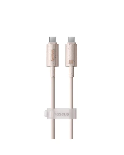 Кабель Baseus Habitat Series Fast Charging Cable Type-C to Type-C 100W 2m Wheat Pink (P10360202421-01)