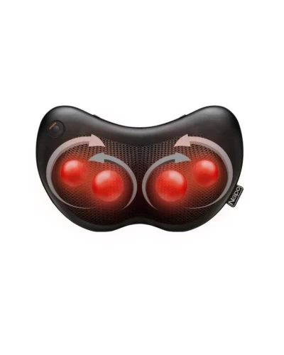 Масажер NAIPO MGP-129A Shiatsu Pillow Massager with Heat for Back and Neck Black (MGP-129A)