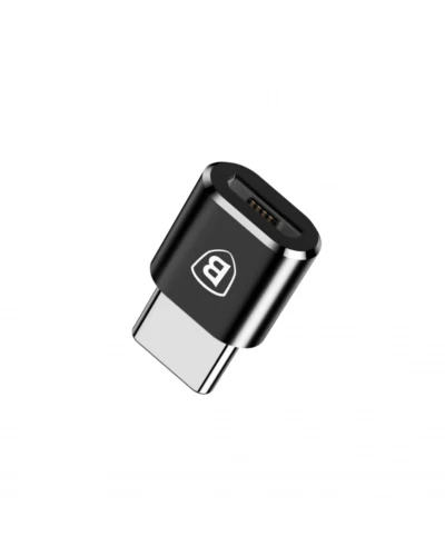 Адаптер Baseus Micro Female To Type-C Male Adapter Converter Black (CAMOTG-01)