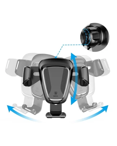 Тримач для мобiльного Baseus Gravity Car Mount Black (SUYL-01)