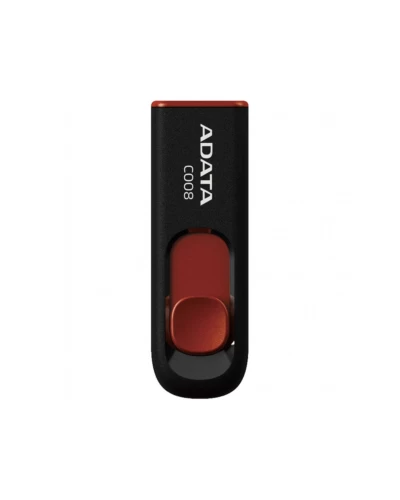 Flash A-DATA USB 2.0 C008 64Gb Black/Red (AC008-64G-RKD)