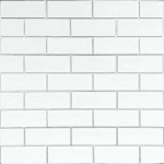 Панель стінова 70*70cm*5mm біла цегла зі сріблом (D) SW-00001502