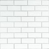 Панель стінова 70*70cm*5mm біла цегла зі сріблом (D) SW-00001502